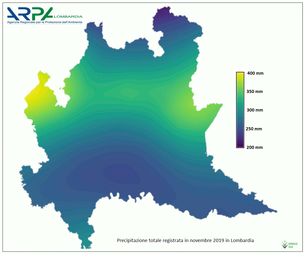 Meteo: a novembre 2019 piogge record, in Lombardia più di così solo nel 2014