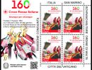 Poste Italiane, emesso un francobollo dedicato ai 160 anni della Croce Rossa