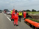 Lomello: esce di strada con l'auto sulla statale 756, grave una 38enne