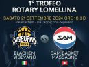 Basket serie A2: Stefanini torna nei 12 per il &quot;Trofeo Rotary Lomellina&quot; contro San Massagno