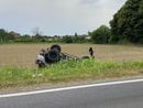 (L'incidente avvenuto sulla provinciale 211 della Lomellina)