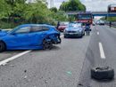 Incidente tra due auto sull'Autostrada dei Laghi nei pressi di Solbiate Arno in direzione Varese