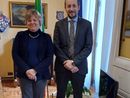 Pavia, Il prefetto Francesca De Carlini incontra il nuovo direttore provinciale dell’Agenzia delle Entrate di Pavia Rocco Romanella
