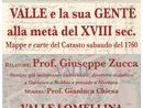 “Valle e la sua gente a metà del XVIII sec.” Mappe e carte del Catasto Sabaudo del 1760