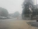 Fiumi d’acqua in via Sanvito oggi pomeriggio a Varese
