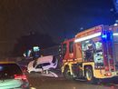 Auto si ribalta sulla superstrada di Malpensa: paura per tre persone