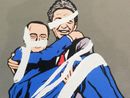 Milano, vandalizzato murale con Berlinguer e Berlusconi