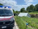 Lomello: camion esce di strada sulla provinciale 5, ferito un 71enne
