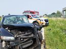 Zinasco: scontro tra auto sulla provinciale 193bis, ferite due persone