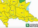 Lombardia, allerta meteo giallo sino a mezzanotte