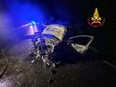 Incidente nella notte a Robecco: auto incendiata, conducente in codice verde a Magenta