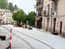 Frabosa, comune in provincia di Cuneo, appare innevato