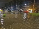 Il Seveso durante un'esondazione