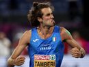 Gianmarco Tamberi, 32 anni, originario di Civitanova Marche