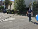 Magenta: incidente in via Pastrengo, auto abbatte la centralina del gas Magenta: incidente in via Pastrengo, auto abbatte la centralina del gas