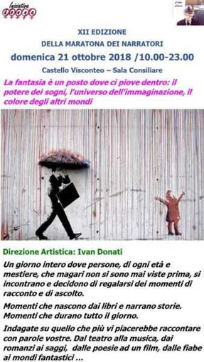 Abbiategrasso, Maratona dei Narratori anno 12: domenica 21 al Castello Abbiategrasso, Maratona dei Narratori anno 12: domenica 21 al Castello