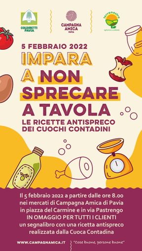 La giornata nazionale dello spreco alimentare