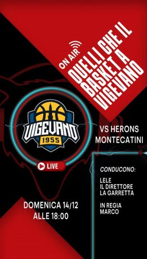 Ritorna "Quelli che il basket a Vigevano", in diretta domenica 14 dicembre su Deejay Fox Radio Station