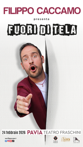 Teatro, il ritorno di Filippo Caccamo al Fraschini con "Fuori di tela"