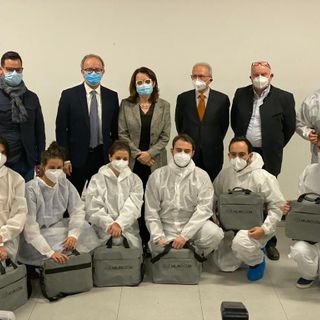 Fondazione Comunitaria della provincia di Pavia e provincia donano 7 nuovi ecografi portatili alle USCA