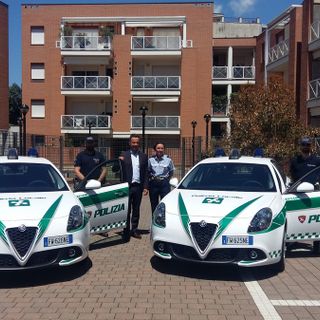 Vigevano, la Polizia Locale presenta le due nuove Alfa Romeo Giulietta (FOTOGALLERY)