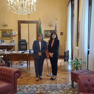 Il prefetto Francesca De Carlini riceve il nuovo presidente del tribunale di Pavia