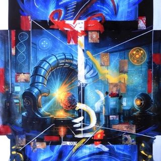 Per i 25 anni del CNAO di Pavia, il M° Francesco Guadagnuolo ha dedicato un’opera d’arte