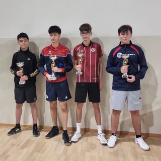 Tennistavolo: torneo regionale giovanile, brilla Christian Sassi, autore di un’impresa contro l’ex Deleraico