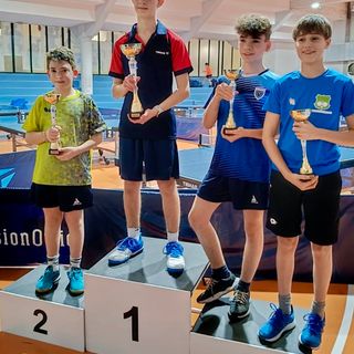 Tennistavolo: torneo provinciale giovanile, Guglielmo Ferri apre il 2026 con un primo posto