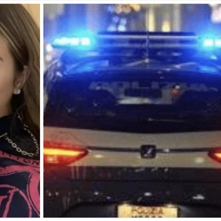 Da sinistra: Pamela Genini in una foto pubblicata dai media nazionali. Sul luogo dell'omicidio è intervenuta la polizia