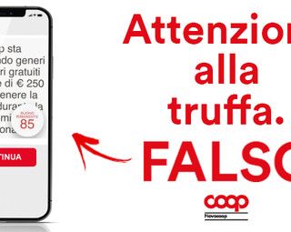 La Coop denuncia un tentativo di truffa in atto sui social