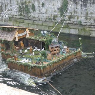 Il presepe sulle acque di Robecco sul Naviglio