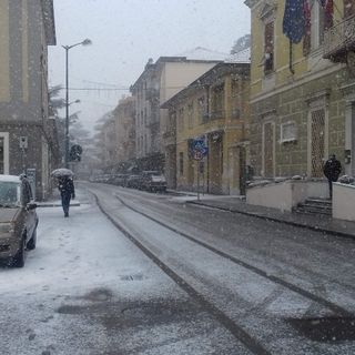 Disagi sulle strade per neve nell'alessandrino