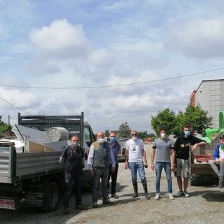 foto tratta dalla pagina Facebook del sindaco di Mede Giorgio Guardamagna