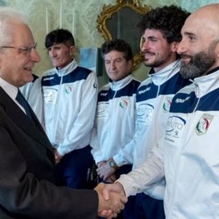 Cassolnovo, Alessandro Abbate della Nazionale di calcio trapiantati ricevuto con i compagni dal Presidente della Repubblica