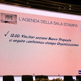 #Sanremo2018: l'agenda della sala stampa per l'ultimo giorno di Festival. Alle 12 parla Ultimo, vincitore delle 'nuove proposte' #Sanremo2018: l'agenda della sala stampa per l'ultimo giorno di Festival. Alle 12 parla Ultimo, vincitore delle 'nuove proposte'