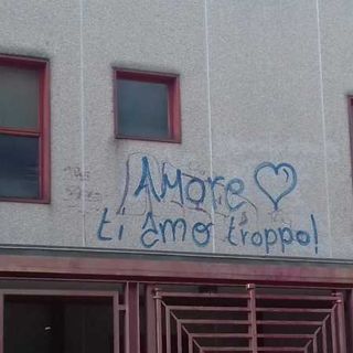 A Villa Cortese, arriva un murales d'amore ad alta quota