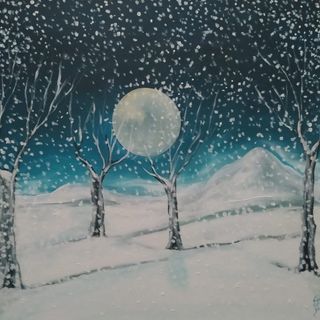 Occhi all’insù per la luminosissima Luna piena della Neve