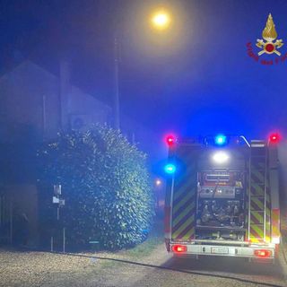 Ottobiano: incendio in un'abitazione, intervengono i Vigili del fuoco