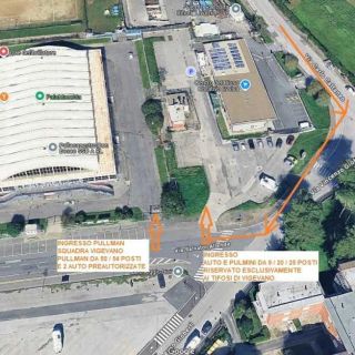 Basket serie A2, gare 1 e 2 a Livorno: indicazioni per il parcheggio riservato ai tifosi vigevanesi