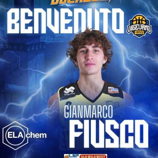 Basket serie B, Gianmarco Fiusco in maglia gialloblu nella stagione 2025/26
