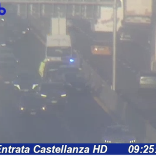 Le immagini dell'incidente viste dalle webcam di Autostrade per l'Italia