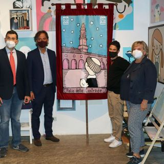 Vigevano, presentato il Cencio del Palio 2021