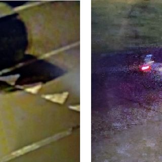 I fotogrammi diffusi dalla Polizia Stradale
