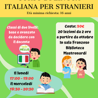 Vigevano, in arrivo i nuovi corsi di avvicinamento alla lingua italiana per stranieri