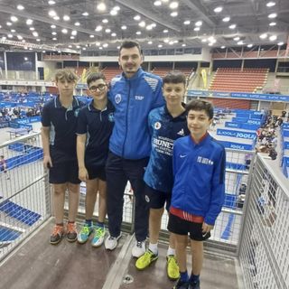 Alessandro Peluso, Gabriel Deleraico, il tecnico Vitali Deleraico, Robert Graur e Davide Camporeale