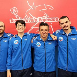 Tennistavolo serie A2: Vigevano pareggio in rimonta a Carrara
