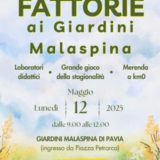 Scuola, Coldiretti trasforma i Giardini Malaspina in una maxi-fattoria didattica per gli studenti pavesi