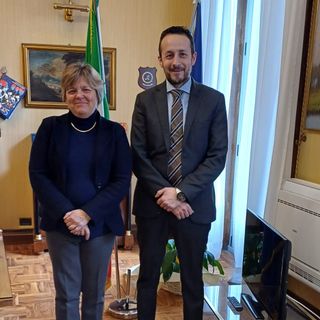 Pavia, Il prefetto Francesca De Carlini incontra il nuovo direttore provinciale dell’Agenzia delle Entrate di Pavia Rocco Romanella