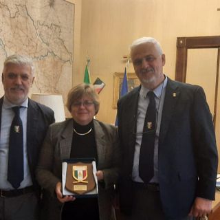 Pavia: Il prefetto De Carlini incontra il presidente della sezione dell’associazione nazionale Vigili del Fuoco del corpo nazionale O.D.V.